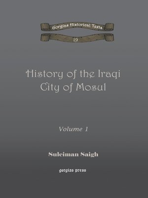 cover image of History of the Iraqi City of Mosul